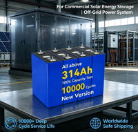 Batterie Lifepo4 prismatique 314Ah 3.2V de qualité A, cellule rechargeable pour système de stockage d'énergie solaire 48V DIY