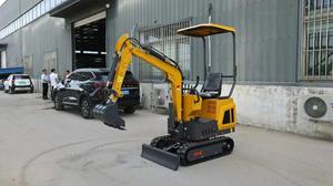 Livraison Gratuite Nouvelle Mini-Pelle Sur Chenilles Hydraulique pour Usage Domestique, Moteur Cummins EURO 5 EPA, 1 Tonne, Moteur, Engrenages et Pompe - Product Image 2