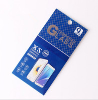 Film de protection d'écran en verre trempé personnalisé boîte de papier impression USB chargeur de téléphone portable boîte de données de câble d'emballage avec crochet