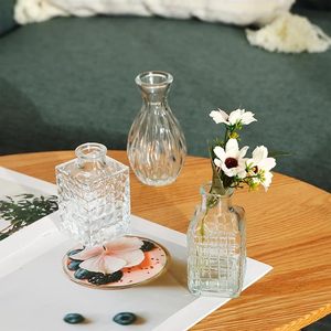 Vasi <span class=keywords><strong>in</strong></span> <span class=keywords><strong>Vetro</strong></span> Trasparente per Fiori, Set <span class=keywords><strong>di</strong></span> Mini Vasi Decorativi per Centrotavola Matrimoniali e Arredamento Casa - Product Image 6