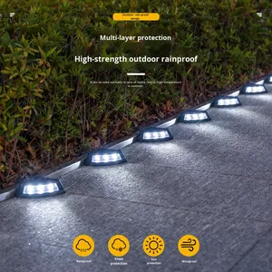 Lampe LED solaire d'extérieur pour marches de <span class=keywords><strong>jardin</strong></span>, étanche, pour cour, décoration d'ambiance, éclairage de chemin - Vente chaude usine - Product Image 3
