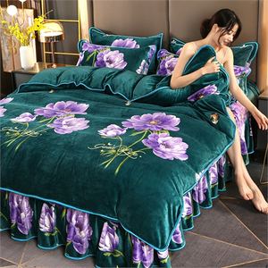 <span class=keywords><strong>Set</strong></span> Quattro Pezzi Sunny Textile Autunno Inverno 2024, <span class=keywords><strong>Set</strong></span> <span class=keywords><strong>Copripiumino</strong></span> in Velluto di <span class=keywords><strong>Flanella</strong></span>, <span class=keywords><strong>Set</strong></span> Biancheria da Letto in Velluto Morbido - Product Image 1