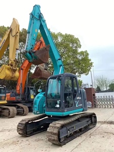 Excavadora usada Kobelco SK125SR de tamaño mediano, excavadora hidráulica de orugas de cola corta de 12.5 toneladas, excavadora pequeña original japonesa. - Product Image 4