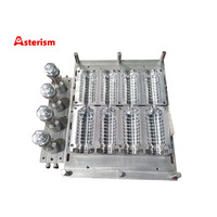 Fabricant de moules en acier et aluminium pour le soufflage de bouteilles d'eau à quatre cavités de haute précision, surface polie pour usage domestique