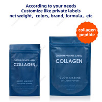 Poudre instantanée de peptide de collagène marin de protéine de collagène de marque privée amincissant le café avec du collagène