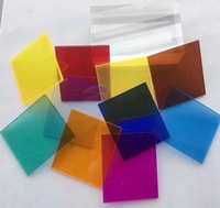 Plaque acrylique jaune néon à épaisseur personnalisable avec service de découpe, feuille fumée teintée fluorescente pour enseignes et présentoirs