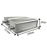 Émetteur FM professionnel 25W, station de radio stéréo PLL avec alimentation CC HD-02ST