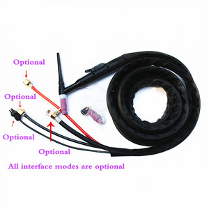 Bid TIG Welding Torch Water Cooled Angled Head 3-20m Custom Length WP18 For Welding Machine - Product Image 4