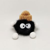 Accessoires de bricolage mignons petites briquettes porte-clés pendentif boule de poils peluche porte-clés chaussures et chaussettes elfe poupée porte-clés