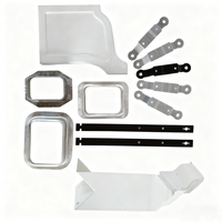 Vente en gros OEM de gouttières en aluminium de 3/4 pouce, descente d'eau ronde pour gouttières rondes de 3 pouces ou de 3x4 pouces