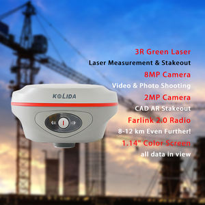 Kolida k60 האחרון gnss rtk לייזר מדידה gps מקלט rtk 1598 + ערוצי מצלמה כפולה לחיות lifting gps rtk - Product Image 5