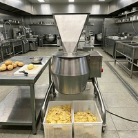 Hoge snelheid centrifugale groentesnijmachine ui-tomaat snijder versnipperaar industriële voedselverwerkingsapparatuur