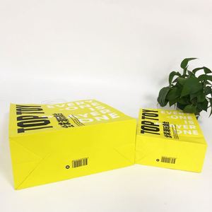 Sacs cadeaux en papier kraft écologiques imprimés avec logo personnalisé, avec poignée, pour l'emballage de jouets et de bougies - Vente en gros - Product Image 6