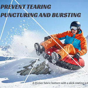 Upwell <b>Inflatable</b> Snow Tube 110 Cm Diameter For Adults And Children Winter Outdoor Use - Product Image 5