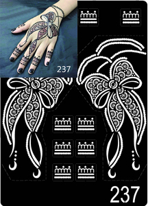 <span class=keywords><strong>Prix</strong></span> usine réutilisable beauté temporaire main <span class=keywords><strong>dessin</strong></span> <span class=keywords><strong>tatouage</strong></span> pochoirs henné inspiré autocollants - Product Image 6