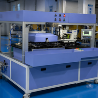Machine automatique robuste à quatre postes pour la découpe de cols, avec dépoussiéreur anti-colmatage, pour la découpe de cols côtelés, prix usine TS-7003S