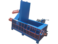 Machine automatique de compactage horizontal hydraulique motorisée pour la gestion des déchets de véhicules