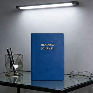 Carnet de <span class=keywords><strong>lecture</strong></span> A5 en cuir rigide personnalisé, vente en gros d'usine - ligné pour les amateurs de livres et la prise de notes - Product Image 1