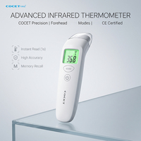 Thermomètre frontal numérique pour bébé avec écran LCD rétroéclairé, grand écran, emballage personnalisé