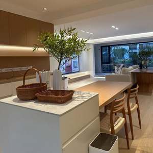 Juego de Muebles de Madera Minimalistas Personalizados, Mesa de Comedor y Mueble para Villas, Completo con Comodidad y Estilo - Product Image 2