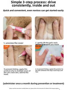 Solución Antiparasitaria de Doble Acción para Perros, Todo en Uno, Elimina Parasitas Internos/Externos, Mata Pulgas, Garrapatas, Ácaros del Oído, Antifúngico - Product Image 4