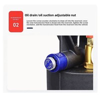 Outils automobiles, pompe pneumatique pour liquide de transmission 10L, extracteur, système de transfert d'huile de boîte de vitesses