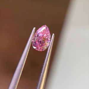 梨カット0.5カラット2.5カラットラボ成長ダイヤモンドHPHT CVDファンシーカラーVVS VS 3EXルースIGI認定 - Product Image 5