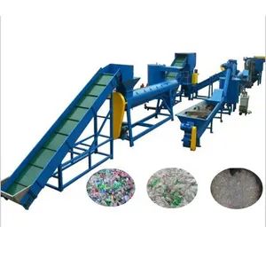 Plastic Film Recycling Was-En Pelletiseerlijn/Recycling Plastic Waterfles/Pe-Folie Wasmachines