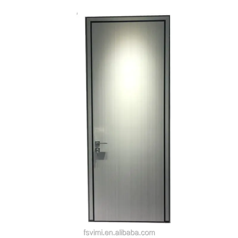 office Door Interior With Frames Mdf Interior Wooden Door of Aluminum alloy hotel room door