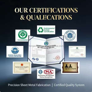 Fabrication sur mesure de tôles en acier inoxydable, services de découpe laser, estampage, soudage des métaux et traitement de pièces d'ingénierie - Product Image 4