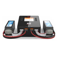 Venta de Fábrica: Cargador/Descargador de Baterías Lipo ISDT K2 AC 200W DC 500Wx2 20A de Doble Canal con Balanceo para Baterías Lipo, NiMh y Pb