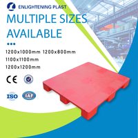 Palette en plastique de qualité export, 1200x1000mm, 6 roulettes, usage général, pour l'industrie du sel et du sucre