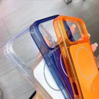 Coque de protection antichoc à coussin d'air intérieur, couleur bonbon, compatible avec la recharge sans fil, design original pour iPhone 17 Pro Max
