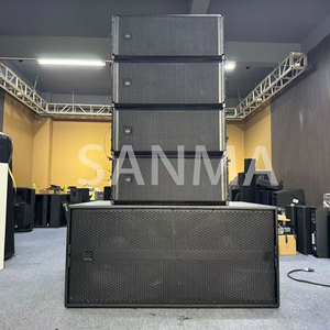 OEM HDL-30A Pro 1100W RMS/2200W Peak Dual 10" Active Two-way Waterproof Line Array PA Speakers for Wedding Sound Systems - Product Image 2