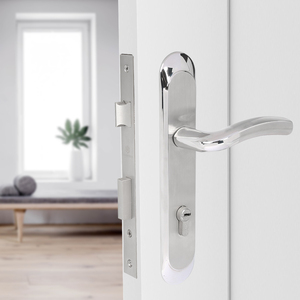 Juego Completo de Cerraduras para Puertas, Manijas de Palanca de Acero Inoxidable, Seguridad, Entrada, Privacidad, Manijas para Puertas de Hotel con <span class=keywords><strong>Llaves</strong></span> - Product Image 2
