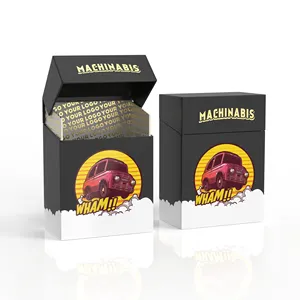 핫 세일 직영 공장 가격 낮은 MOQ 담배 케이스 5pcs 10pcs 20pcs 용량 방수 프리롤 담배 상자
