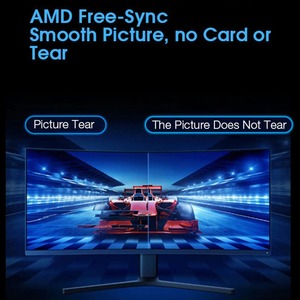 Moniteur de jeu incurvé Mi Surface 34 pouces 2K 144Hz, écran grand format à taux de rafraîchissement élevé, moniteur d'affichage pour ordinateur de bureau, écran LCD - Product Image 4