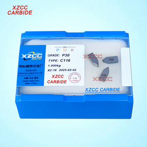 Inserti in Carburo di Tungsteno P30 Brasati per Utensili da Tornio, Inserti in Carburo Cementato YG6 C116 C103 H10 YG-6 P 30 C 116 103 H20 - Product Image 3
