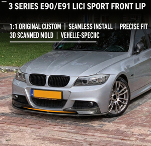 Kit Spoiler Avant pour BMW Série 3 E90 E91 2009-2012 M Sport, Diffuseurs d'Angle de Pare-chocs Avant + Lame de Pare-chocs Avant, Vente en Gros - Product Image 5