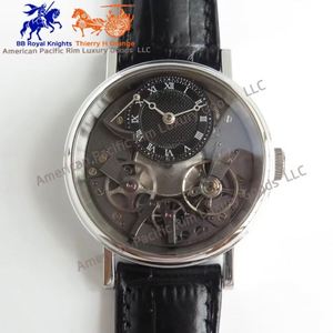 Bre-guet High Quality Luxury Automatic Mechanical Watch Double Tourbillon Diamond Face Stainless Steel Band Water Fashionable - Product Image 2