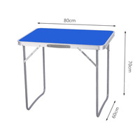 Table pliante légère en aluminium pour marché nocturne, camping, pique-nique, repas en plein air, utilisation promotionnelle