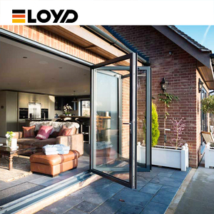 אלומיניום יעיל אנרגיה eloyd דלת הזזה דלת הזזה זכוכית אלומיניום יעילה עבור פתיחה ידנית - Product Image 3