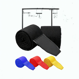 Bandages de boxe en coton personnalisés, sangles de soutien pour les poignets, équipement d'entraînement pour les combattants, bandages de boxe pour le kickboxing - Product Image 5