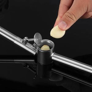 Stainless Steel Garlic Masher Manual Garlic <b>Press</b> Kitchen Accessory Large Harlic <b>Press</b> - Product Image 3