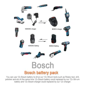 Cacciavite elettrico per trapano a batteria Bosch 12V compatibile Mini Driver di alimentazione cc Wireless da 3/8 pollici compatibile con la batteria Bosch