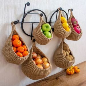 Tapiz de Macramé para Colgar en la Pared, Jardín Ecológico, Cesta de Flores, Macetas Grandes con Flores, Bambú y Decoración, Puerta Trasera Etíope - Product Image 6