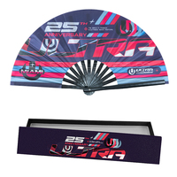 Ventilateur sonore chinois en plastique double face pliant Arts martiaux Kung Fu Fitness Dance Classic Bamboo Crafts