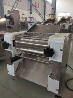 Industrielle Kommerzielle Teigwalzmaschine Automatischer Teigausroller für Bäckerei Pizza Roti Herstellung Edelstahl 110V 220V