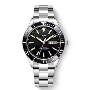 Montre automatique mécanique pour homme avec mouvement Seiko, Green Water Ghost, étanche 100 m, fonctions de plongée sportive GMT - Product Image 2