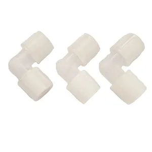 Tubos de plástico conector codo PVC T Pieza de plástico plomada para conector de manguera de tubo al por mayor/precio de fábrica